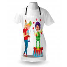 Father and Son Having Fun Apron