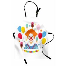 Happy Man in Colorful Costume Apron