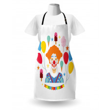 Happy Man in Colorful Costume Apron