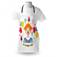 Happy Man in Colorful Costume Apron