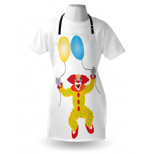 Happy Circus Entertainer Man Apron