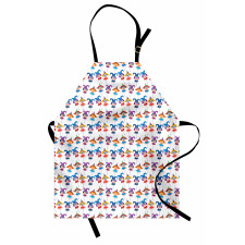 Carnival Women Faces Pattern Apron