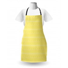 Folklore Yellow Monochrome Apron