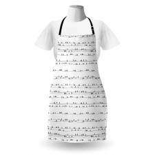 Avian Monochrome Art Apron