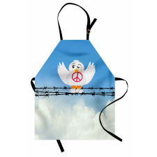 Cartoon Animal Peace Apron