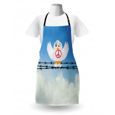 Cartoon Animal Peace Apron