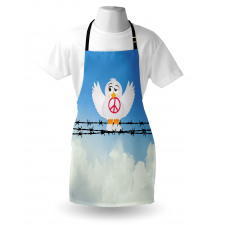 Cartoon Animal Peace Apron