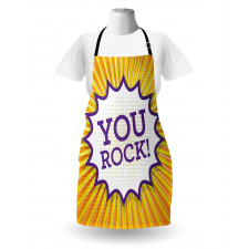 Inspirational Text Bubble Apron