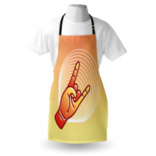 Sign of the Horns Graphic Apron