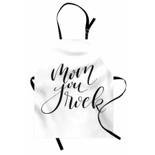 Mother Love Phrase Art Apron