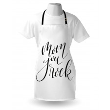 Mother Love Phrase Art Apron