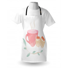 Watercolor Scones Cup Apron