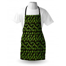 Botany Grape Leaves on Dark Apron