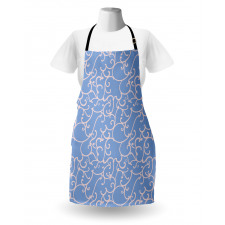 Rhythmic Curvy Branches Apron