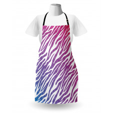 Colorful and Striped Artwork Apron