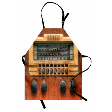 Müzik Mutfak Önlüğü Vintage Radyo