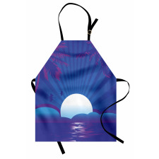 Exotic Summer Time Scene Apron