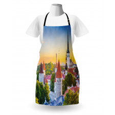 Estonia Historic Town Sunset Apron