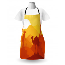 Camel Safari Monochrome Art Apron