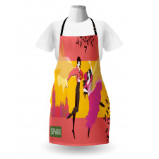 Spanish Dancer Woman and Man Apron