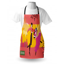 Spanish Dancer Woman and Man Apron