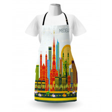 Graphic Image Medellin City Apron