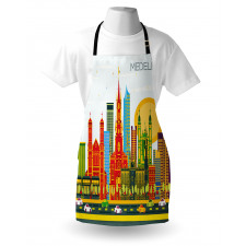 Graphic Image Medellin City Apron