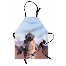 Astronaut Giving Thumbs Apron