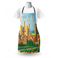 Summer Season Rural Landscape Apron