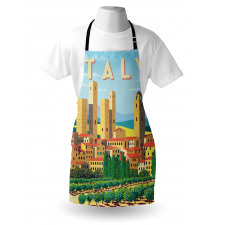 Summer Season Rural Landscape Apron