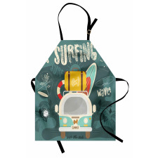 Surfing Text and Van Apron