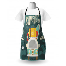 Surfing Text and Van Apron