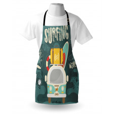 Surfing Text and Van Apron