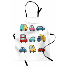 Cartoon Cars Apron