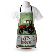 Farmer Tractor Art Apron