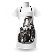 Farming Tractor Art Apron