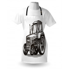 Farming Tractor Art Apron