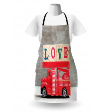 Toy with Love Words Apron