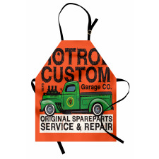 Garage Retro Vehicle Apron