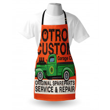 Garage Retro Vehicle Apron