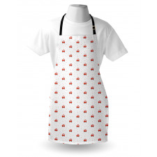 Rounds Hearts and Cars Apron