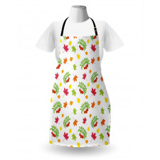 Colorful Simplistic Fall Apron