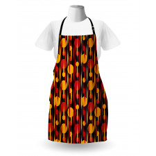 Circles Funky 70's Motifs Apron