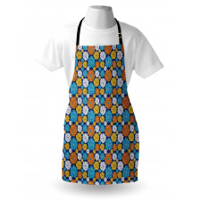 Folkloric Look Flower Art Apron