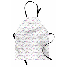 Unicorn Party Rainbow Stars Apron