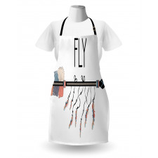 Native Arrow and Feather Fly Apron