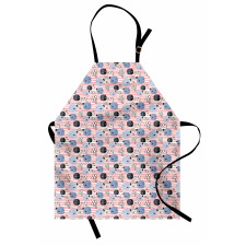 Fish and Bubbles on Stripes Apron