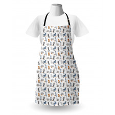 Sketchy Kittens Apron