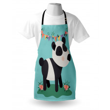 Children's Party with Flowers Apron