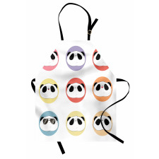 Round with Animal Faces Fun Apron